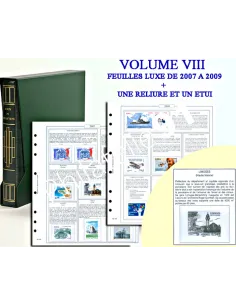 AV - France - Volume  8 - de 2007 à 2009 - Jeu Luxe + Reliure + étui