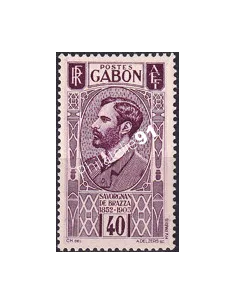 Gabon, n° 134 charnière, collection timbres Colonies
