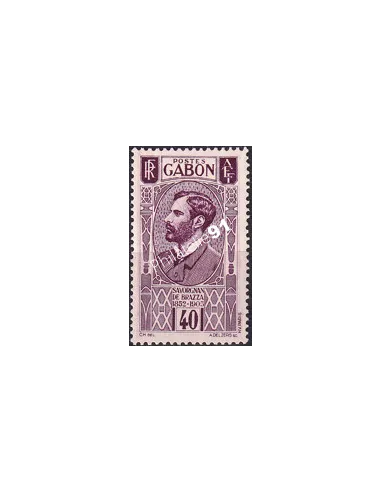 Gabon, n° 134 charnière, collection timbres Colonies