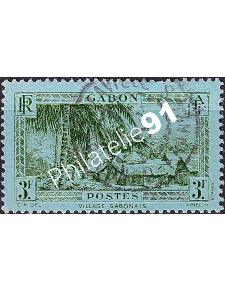 Gabon, n° 143 oblitéré, collection timbres Colonies