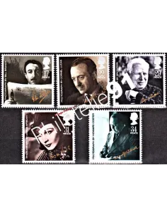 GRANDE-BRETAGNE - n° 1195 à 1199 ** - Le cinéma britannique