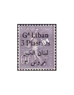 GRAND LIBAN, n° 34 charnière, collection timbres Colonies
