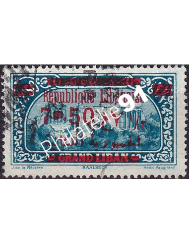 GRAND LIBAN, n° 120 oblitéré, collection timbres Colonies