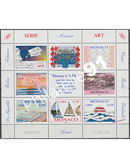 MONACO -  n°  2240 à 2247 - F - Monaco et la Mer