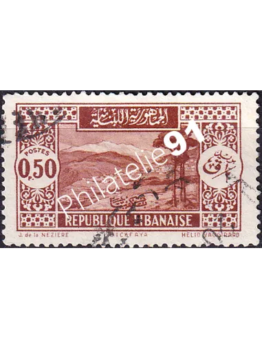 GRAND LIBAN, n° 131a oblitéré, collection timbres colonies françaises