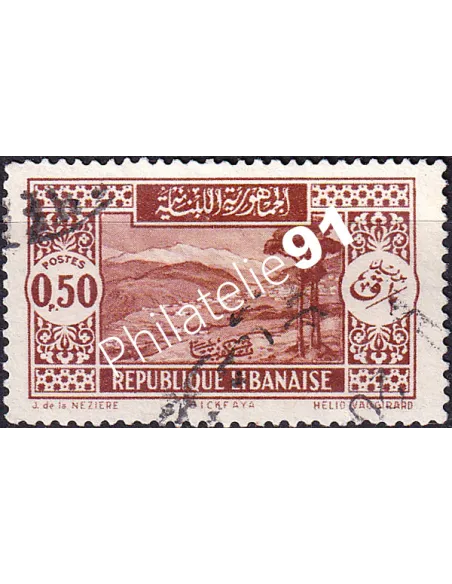 GRAND LIBAN, n° 131a oblitéré, collection timbres colonies françaises