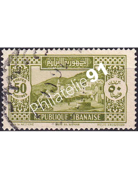 GRAND LIBAN, n° 147 oblitéré, collection timbres Colonies