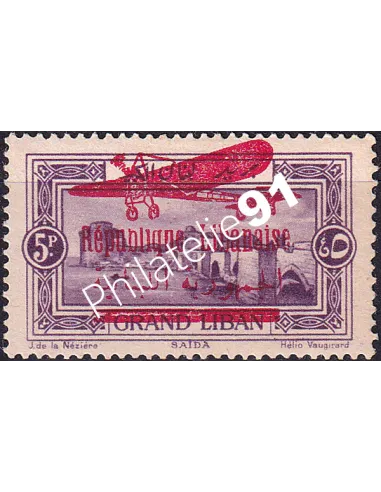 GRAND LIBAN, PA n° 34 charnière, collection timbres Colonies