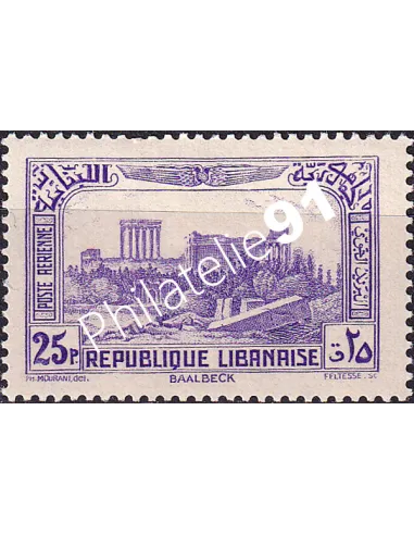 GRAND LIBAN, PA n° 72 charnière, collection timbres Colonies