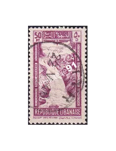 GRAND LIBAN, PA n° 98 oblitéré, collection timbres Colonies