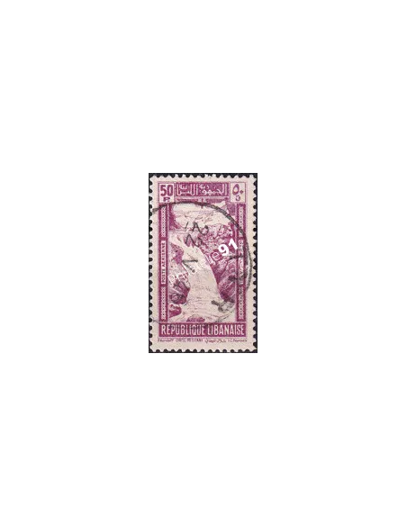 GRAND LIBAN, PA n° 98 oblitéré, collection timbres Colonies