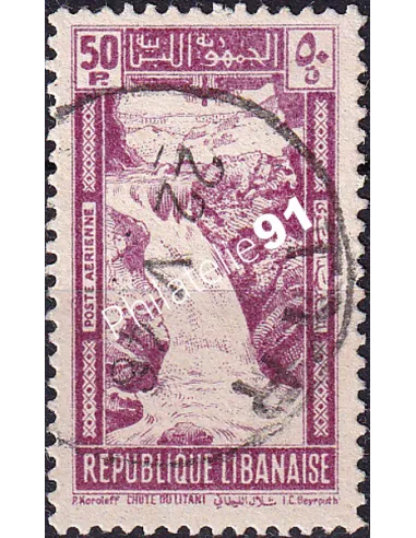 GRAND LIBAN, PA n° 98 oblitéré, collection timbres Colonies
