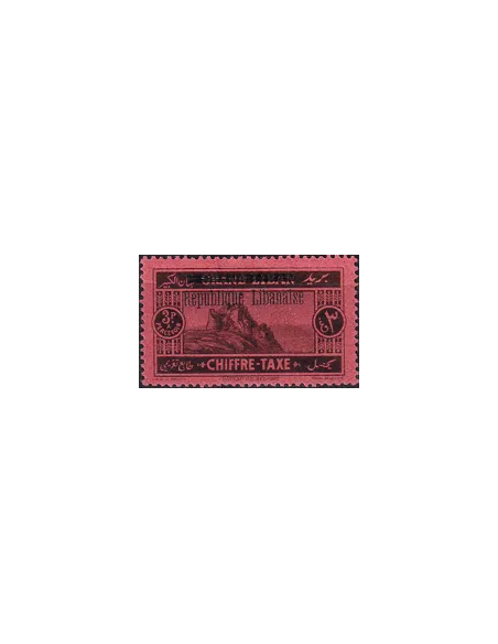 GRAND LIBAN, Timbre-Taxe n° 19 charnière, collection timbres Colonies