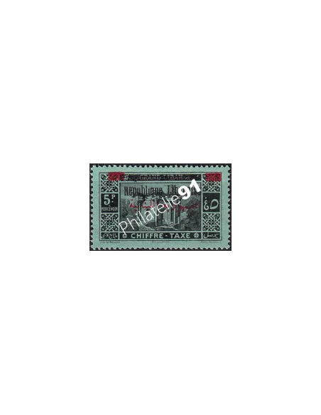 GRAND LIBAN, Timbre-Taxe n° 25 charnière, collection timbres Colonies