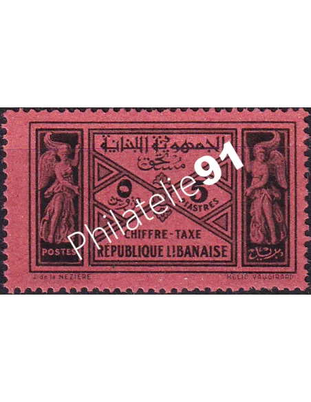 GRAND LIBAN, Timbre-Taxe n° 33 charnière, collection timbres Colonies