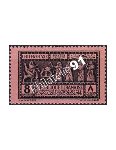 GRAND LIBAN, Timbre-Taxe n° 34 charnière, collection timbres Colonies