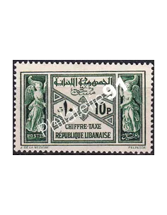 GRAND LIBAN, Timbre-Taxe n° 35 charnière, collection timbres Colonies