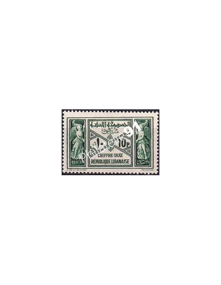 GRAND LIBAN, Timbre-Taxe n° 35 charnière, collection timbres Colonies