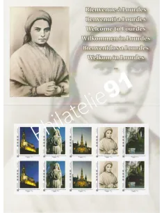 Timbres Collectors, COL 2, Lourdes, collection timbres France
