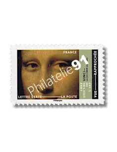Adhésif n° 2191A, La Joconde, timbres de France