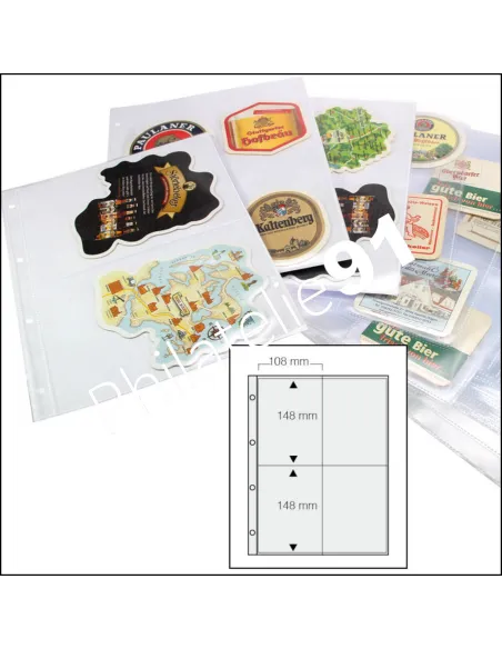 SAFE, 15 Feuilles pour album sous-bocks de bière,Matériel collection