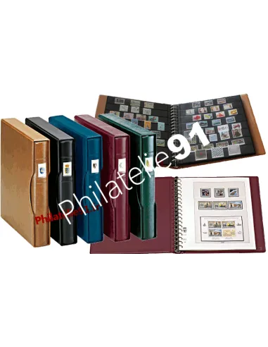 Boitier pour Reliure Standard LINDNER à mécanisme 18 anneaux avec boitier