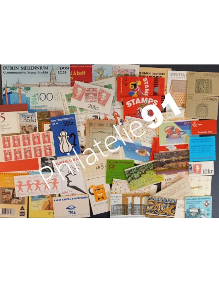 Lot de carnets neufs du monde, collection Lot Tous Pays