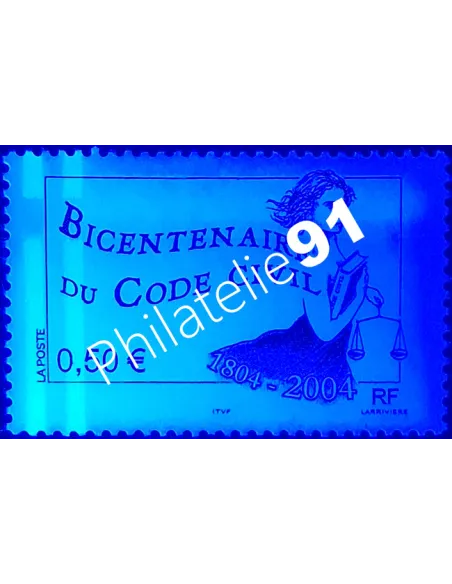 Variété sur timbre n° 3644, collection timbres France