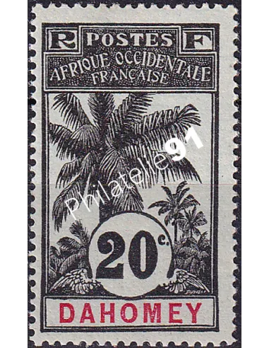 DAHOMEY, n° 23, timbres colonies françaises