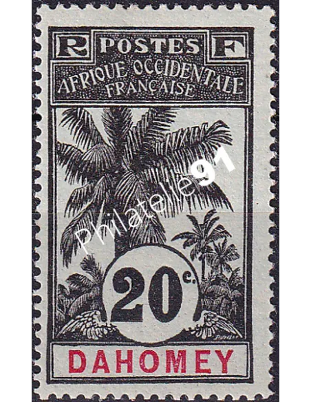 DAHOMEY, n° 23, timbres colonies françaises
