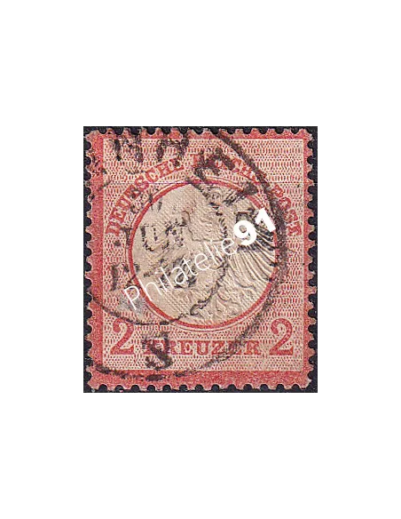 Allemagne,timbre Empire n° 8a oblitéré, collection timbres Europe