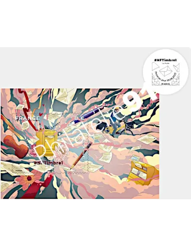 NFTimbre n°1, 1er jour, timbres de France