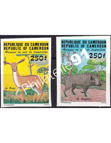 Cameroun, n° 740 à 741 ND, collection timbres Colonies