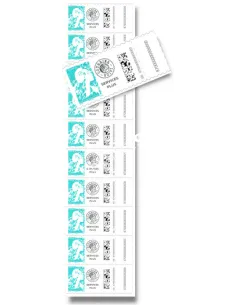 timbres de roulette Service Plus Marianne de l'Avenir, timbres France