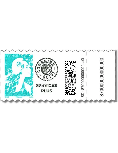 timbre n° 5734 de roulette Service Plus Marianne de l'Avenir