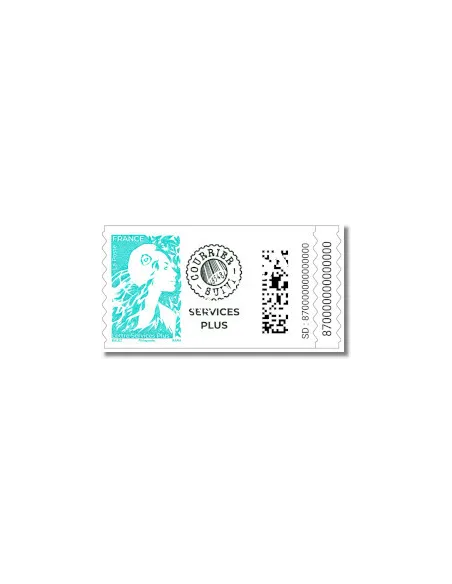 Timbre de Carnet Service Plus Marianne de l'Avenir, timbres France
