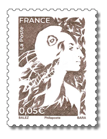 timbre 2356,  0,05€, bistre, Marianne de l'Avenir, timbres France