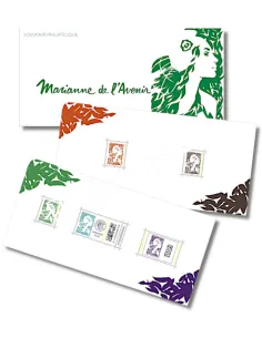 Bloc souvenir Marianne de l'Avenir de Balez, collection timbres France