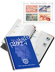 Philagenda 2024, collection timbres France