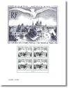 Affiche Union postale Universelle Paris 1947, timbres de France