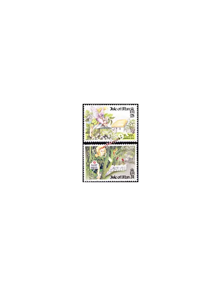 Timbres neufs d’île DE MAN n° 758 à 759 - EUROPA 1997 - Contes et Légendes