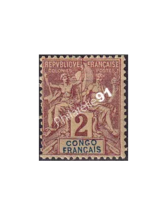 Congo, n° 13 charnière, timbres des colonies françaises