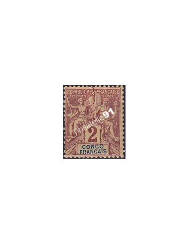 Congo, n° 13 charnière, timbres des colonies françaises