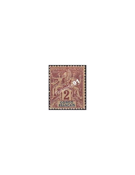 Congo, n° 13 charnière, timbres des colonies françaises