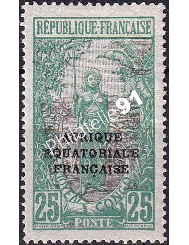 Moyen-Congo, n° 79 charnière, timbres des colonies françaises