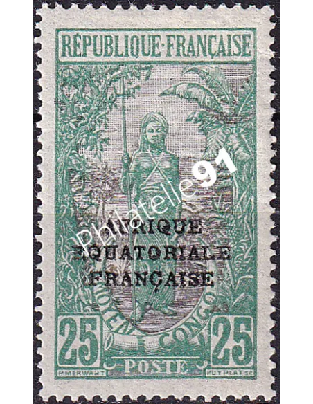 Moyen-Congo, n° 79 charnière, timbres des colonies françaises