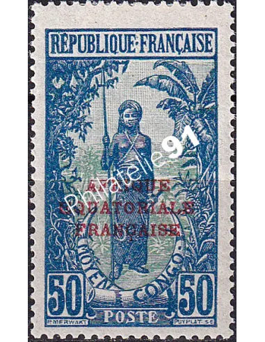 Moyen-Congo, n° 84 charnière, timbres des colonies françaises