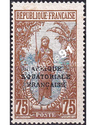 Moyen-Congo, n° 85, timbres des colonies françaises