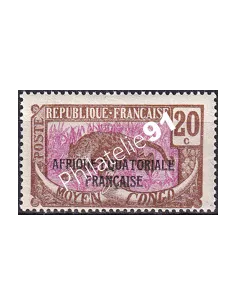 Moyen-Congo, n° 95 charnière, timbres des colonies françaises
