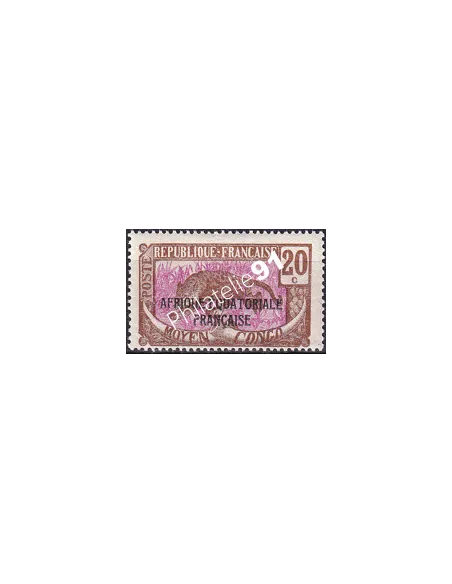 Moyen-Congo, n° 95 charnière, timbres des colonies françaises